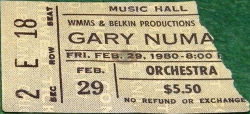 Cleveland Ticket 1980